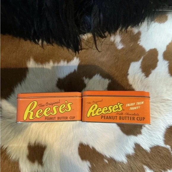 ￼VINTAGE!! REESIE‘S METAL TINS ONE IS FROM 1994 AND THE OTHER IS FROM 1997 USA￼￼ - Picture 2 of 6